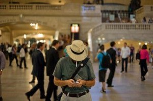 Texting Walking Grand Central