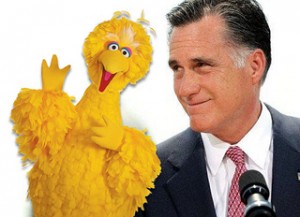 Mitt Romney and Big Bird