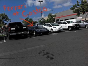 Ferrari at Costco