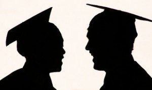 Graduation silhouettes